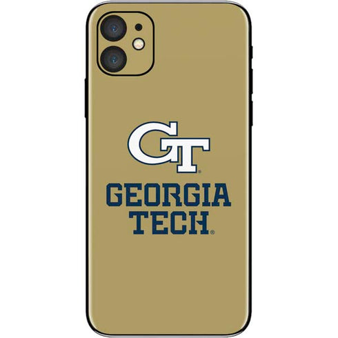 Georgia Institute of Technology Gold LogoType GT iPhone 11 Skin