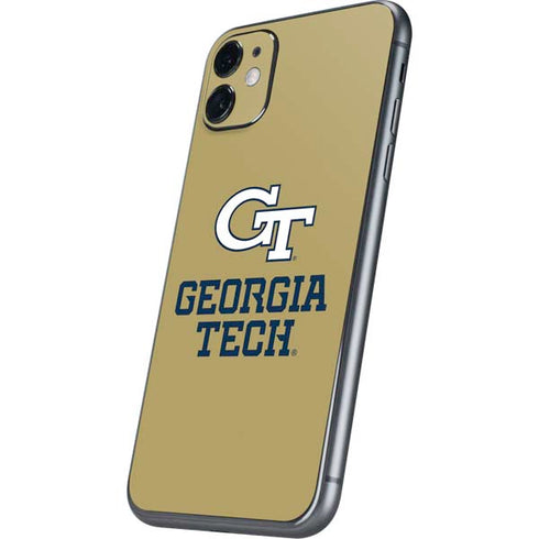 Georgia Institute of Technology Gold LogoType GT iPhone 11 Skin
