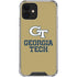 Georgia Institute of Technology Gold LogoType GT iPhone 12 Clear Case