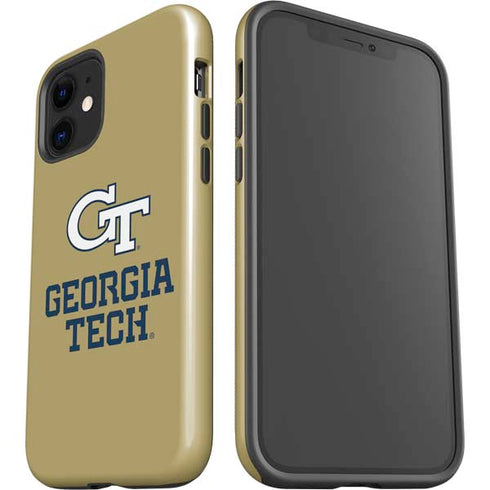 Georgia Institute of Technology Gold LogoType GT iPhone 12 Impact Case
