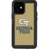 Georgia Institute of Technology Gold LogoType GT iPhone 12 Mini Waterproof Case