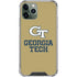 Georgia Institute of Technology Gold LogoType GT iPhone 12 Pro Clear Case