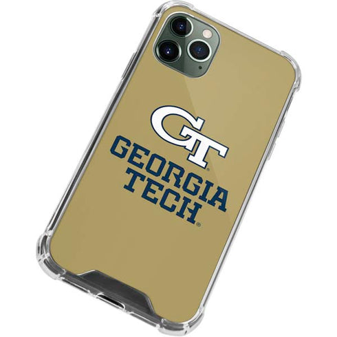 Georgia Institute of Technology Gold LogoType GT iPhone 12 Pro Clear Case