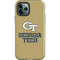Georgia Institute of Technology Gold LogoType GT iPhone 12 Pro Impact Case