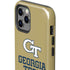 Georgia Institute of Technology Gold LogoType GT iPhone 12 Pro Impact Case