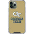 Georgia Institute of Technology Gold LogoType GT iPhone 12 Pro Max Clear Case