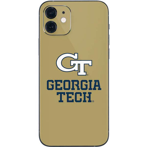 Georgia Institute of Technology Gold LogoType GT iPhone 12 Skin
