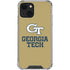 Georgia Institute of Technology Gold LogoType GT iPhone 13 Clear Case