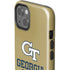 Georgia Institute of Technology Gold LogoType GT iPhone 13 Impact Case