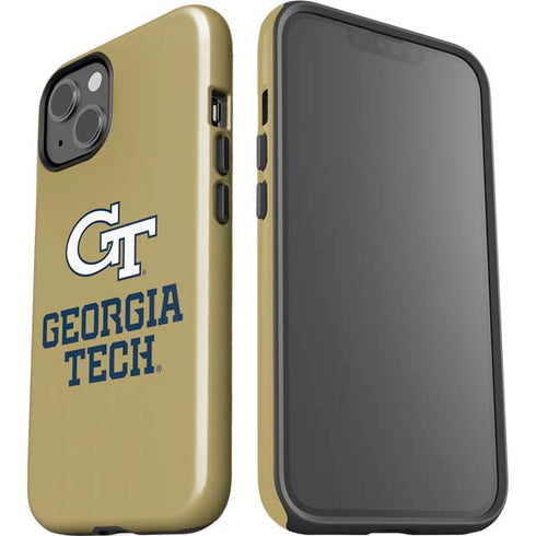 Georgia Institute of Technology Gold LogoType GT iPhone 13 Impact Case