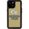Georgia Institute of Technology Gold LogoType GT iPhone 13 Mini Waterproof Case