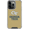 Georgia Institute of Technology Gold LogoType GT iPhone 13 Pro Clear Case