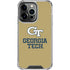 Georgia Institute of Technology Gold LogoType GT iPhone 13 Pro Clear Case
