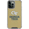 Georgia Institute of Technology Gold LogoType GT iPhone 13 Pro Max Clear Case
