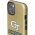 Georgia Institute of Technology Gold LogoType GT iPhone 14 Plus Impact Case
