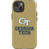 Georgia Institute of Technology Gold LogoType GT iPhone 14 Impact Case