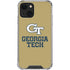 Georgia Institute of Technology Gold LogoType GT iPhone 14 Plus Clear Case