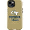 Georgia Institute of Technology Gold LogoType GT iPhone 14 Plus Impact Case
