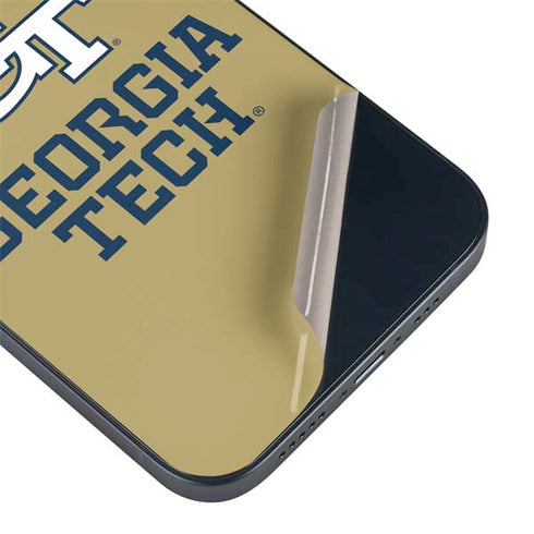 Georgia Institute of Technology Gold LogoType GT iPhone 14 Plus Skin