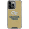 Georgia Institute of Technology Gold LogoType GT iPhone 15 Pro Clear Case