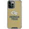 Georgia Institute of Technology Gold LogoType GT iPhone 14 Pro Max Clear Case