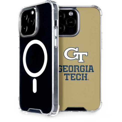 Georgia Institute of Technology Gold LogoType GT iPhone 14 Pro Max MagSafe Case