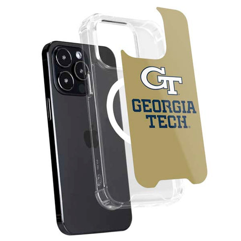 Georgia Institute of Technology Gold LogoType GT iPhone 15 Pro Max MagSafe Case