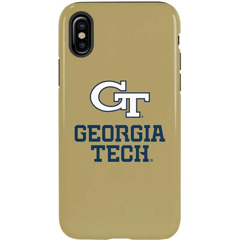 Georgia Institute of Technology Gold LogoType GT iPhone X Pro Case