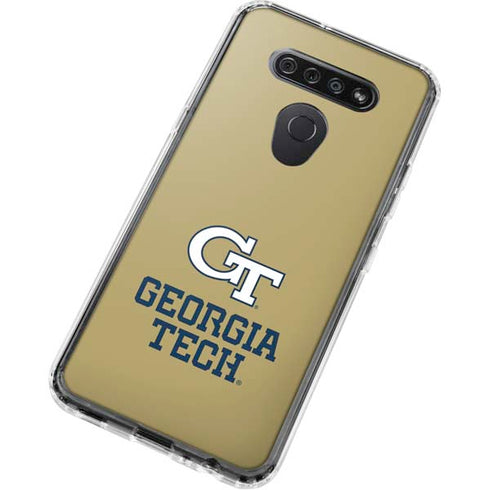 Georgia Institute of Technology Gold LogoType GT LG K51/Q51 Clear Case