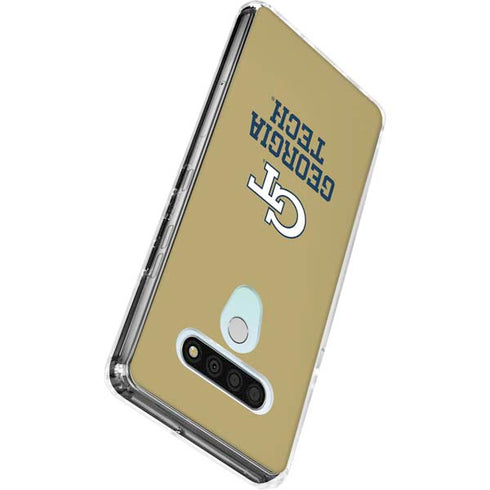 Georgia Institute of Technology Gold LogoType GT LG Stylo 6 Clear Case