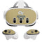 Georgia Institute of Technology Gold LogoType GT Meta Quest 3 Skin