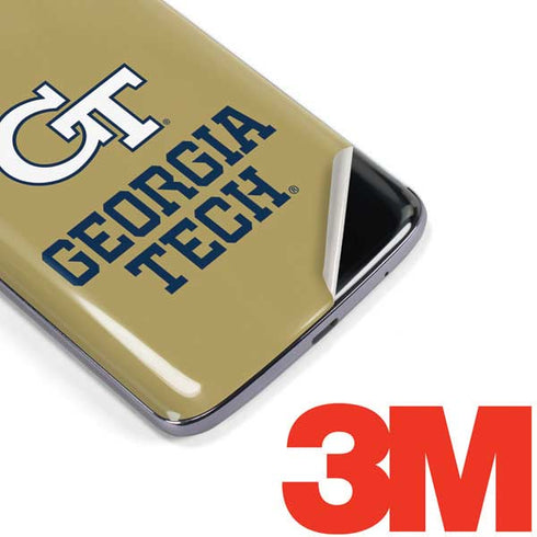 Georgia Institute of Technology Gold LogoType GT Moto E5 Plus Skin