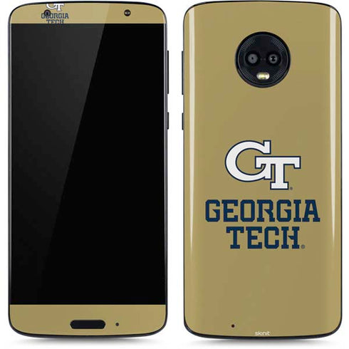 Georgia Institute of Technology Gold LogoType GT Moto G6 Skin