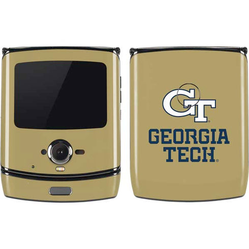 Georgia Institute of Technology Gold LogoType GT Motorola RAZR Skin