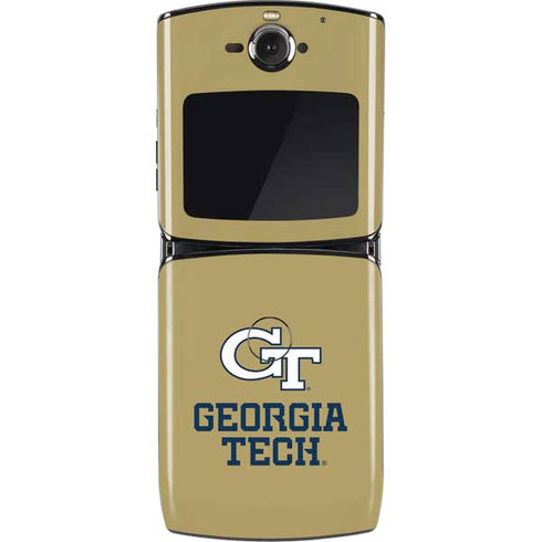 Georgia Institute of Technology Gold LogoType GT Motorola RAZR Skin
