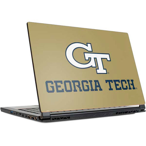 Georgia Institute of Technology Gold LogoType GT MSI GS65 Stealth Laptop Skin
