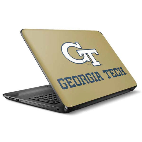 Georgia Institute of Technology Gold LogoType GT HP Notebook Skin
