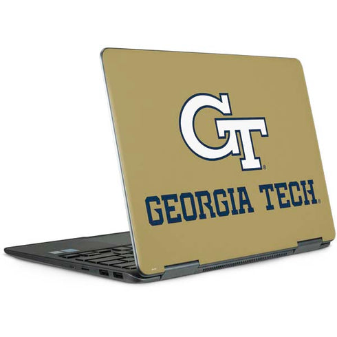 Georgia Institute of Technology Gold LogoType GT Notebook 9 Pro 13in (2017) Skin