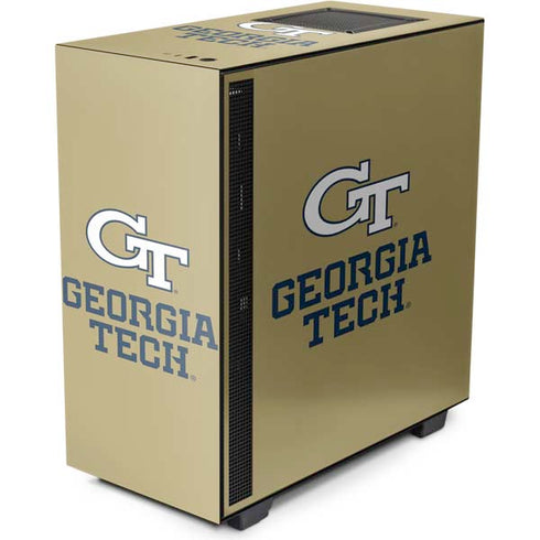 Georgia Institute of Technology Gold LogoType GT NZXT H510 Compact ATX Mid-Tower Case Skin