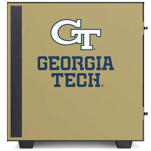 Georgia Institute of Technology Gold LogoType GT NZXT H510 Compact ATX Mid-Tower Case Skin