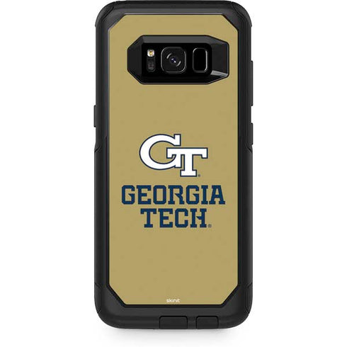 Georgia Institute of Technology Gold LogoType GT Otterbox Commuter Galaxy Skin