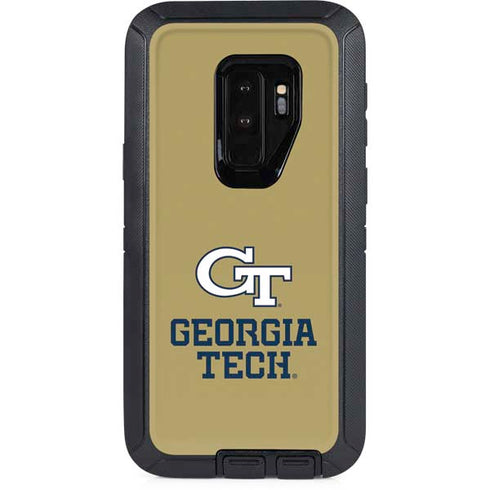 Georgia Institute of Technology Gold LogoType GT Otterbox Defender Galaxy Skin