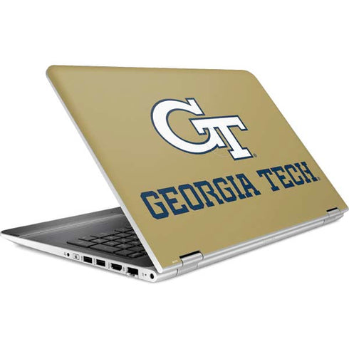 Georgia Institute of Technology Gold LogoType GT HP Pavilion Skin