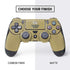 Georgia Institute of Technology Gold LogoType GT PS4 Controller Skin