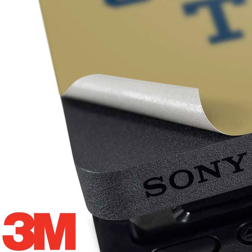 Georgia Institute of Technology Gold LogoType GT PS4 Slim Bundle Skin