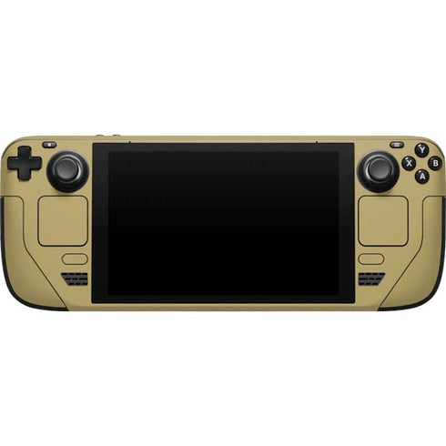 Georgia Institute of Technology Gold LogoType GT Steam Deck Handheld Gaming Computer Skin