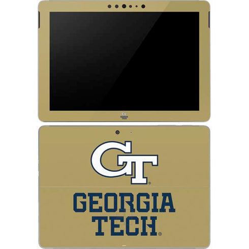 Georgia Institute of Technology Gold LogoType GT Surface Go Skin