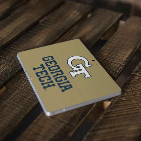 Georgia Institute of Technology Gold LogoType GT Surface Go Skin
