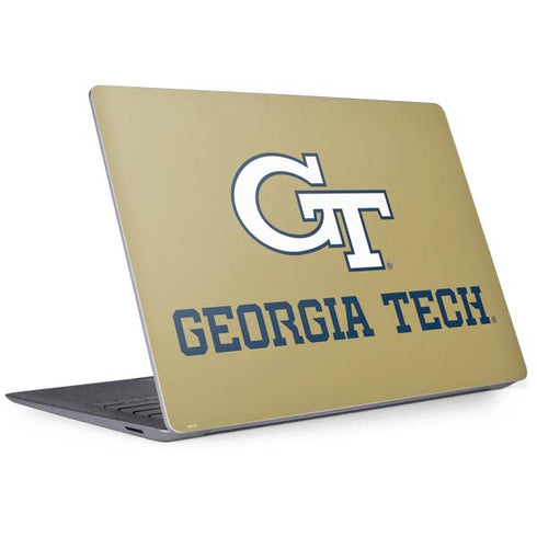 Georgia Institute of Technology Gold LogoType GT Surface Laptop 3 13.5in Skin