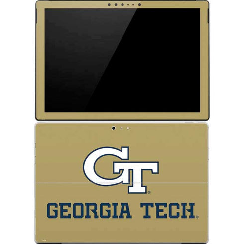 Georgia Institute of Technology Gold LogoType GT Surface Pro 4 Skin